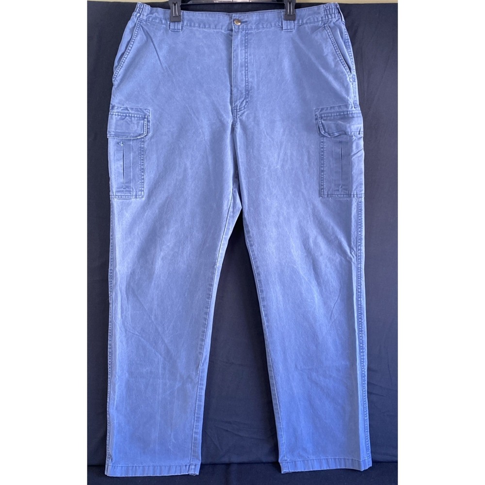 LL Bean Tropic Weight Cargo Pants Men's 40x36 Vintage Indigo